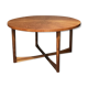 Mid-century round teak collection Starburst coffee table by Tom Robertson for McIntosh