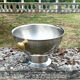 Large Aluminium Champagne Ice Bucket with Gold Tone Handles