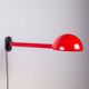 Lampe murale extensible post-moderne en métal rouge