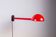 Lampe murale extensible post-moderne en métal rouge