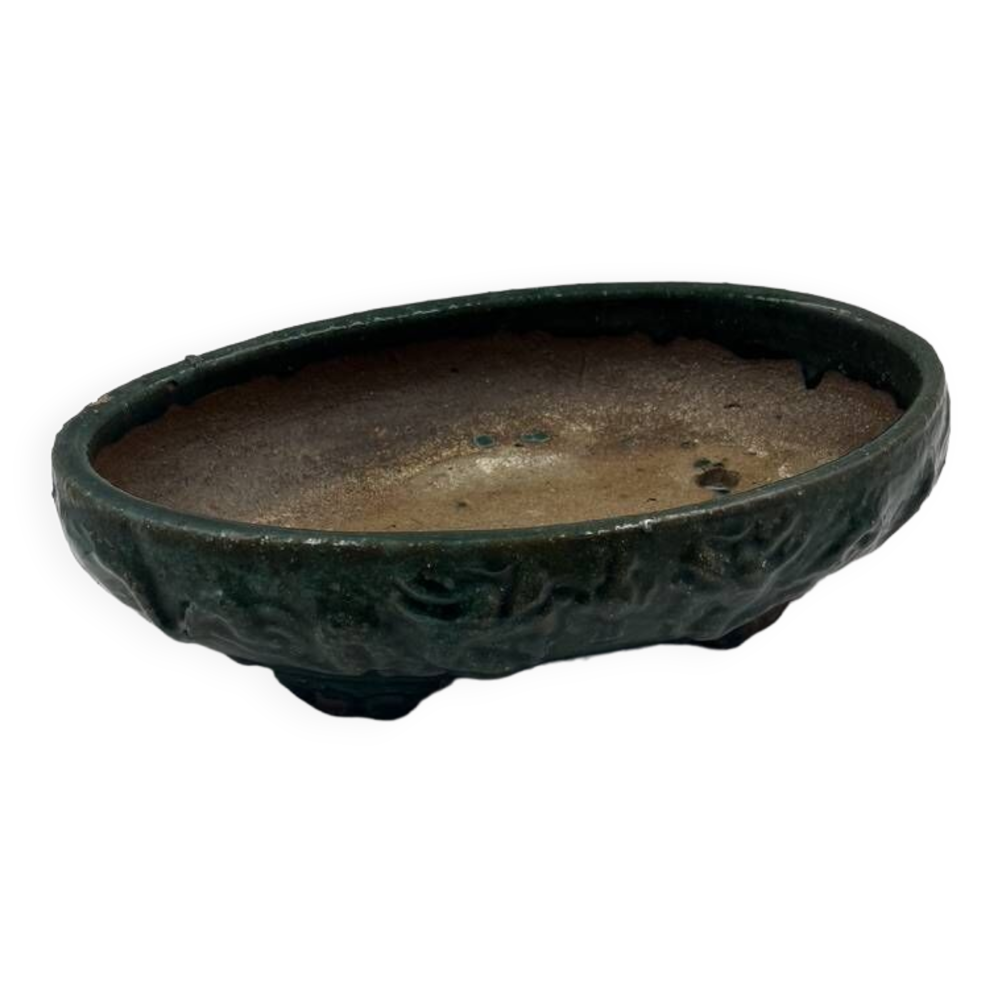 Glazed terracotta planter