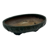 Glazed terracotta planter