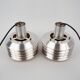 Pair of Danish vintage pendant lamps from 1960s