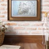 Printed in 1889, Landes, New Aquitaine.