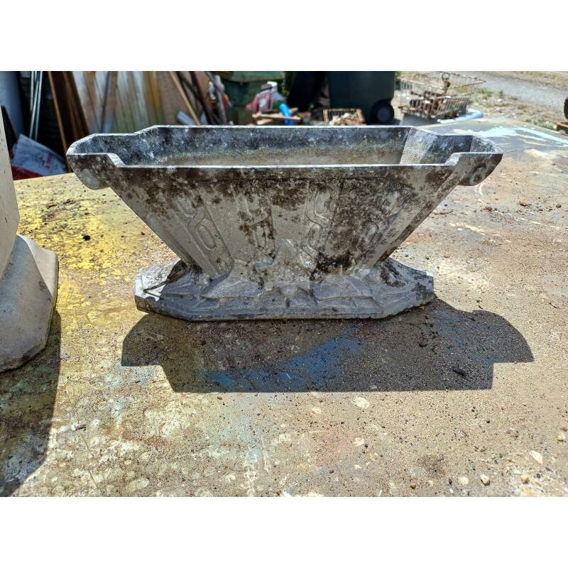 3 cast iron planters 1900: Charleville - Mézières