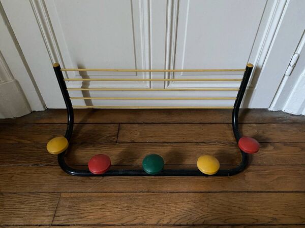 Porte manteaux scoubidou