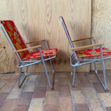 Pair of camping chairs
