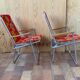 Paire de fauteuils de camping