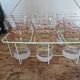Vintage lemonade glasses service garden terrace aperitif