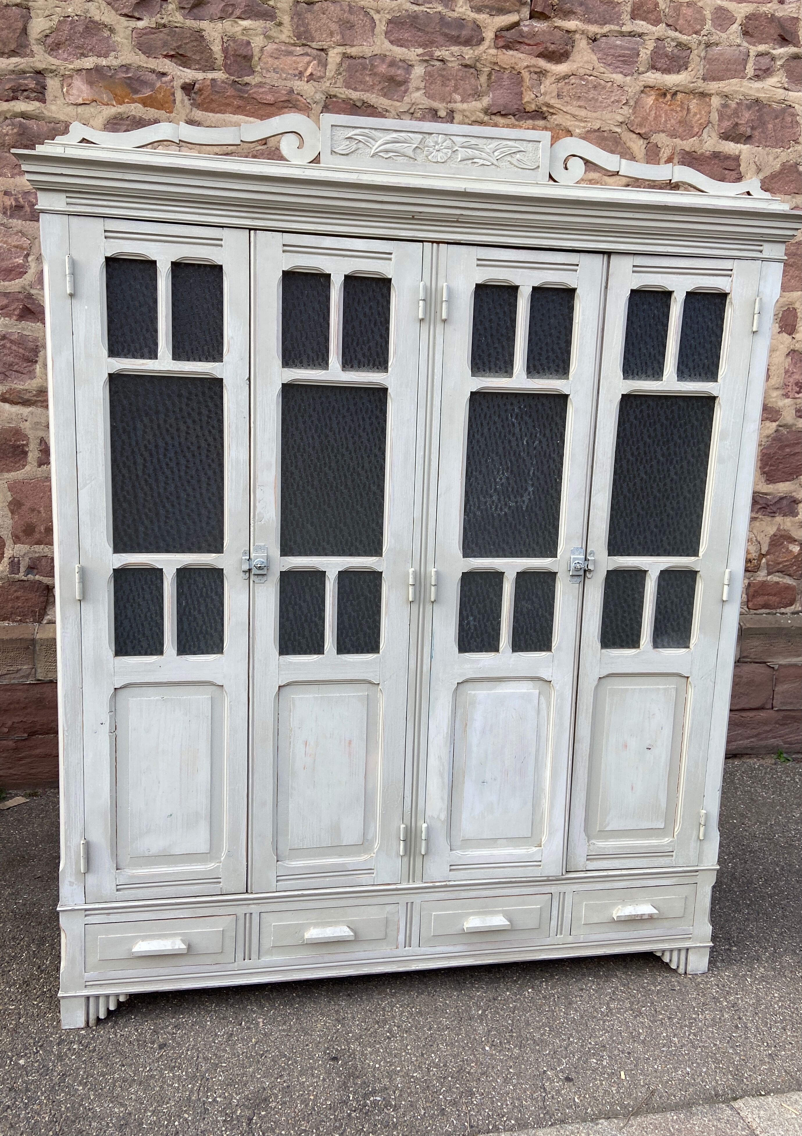 Parisian wardrobe retro 4 doors 30-40s