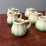 Vintage barbotine liqueur service