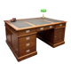 Grand bureau Chesterfield anglais classique Partnerdesk