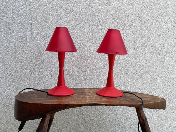Paire de lampe italienne Veneta Lumi