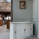 Vintage sideboard with sliding doors (renovated)