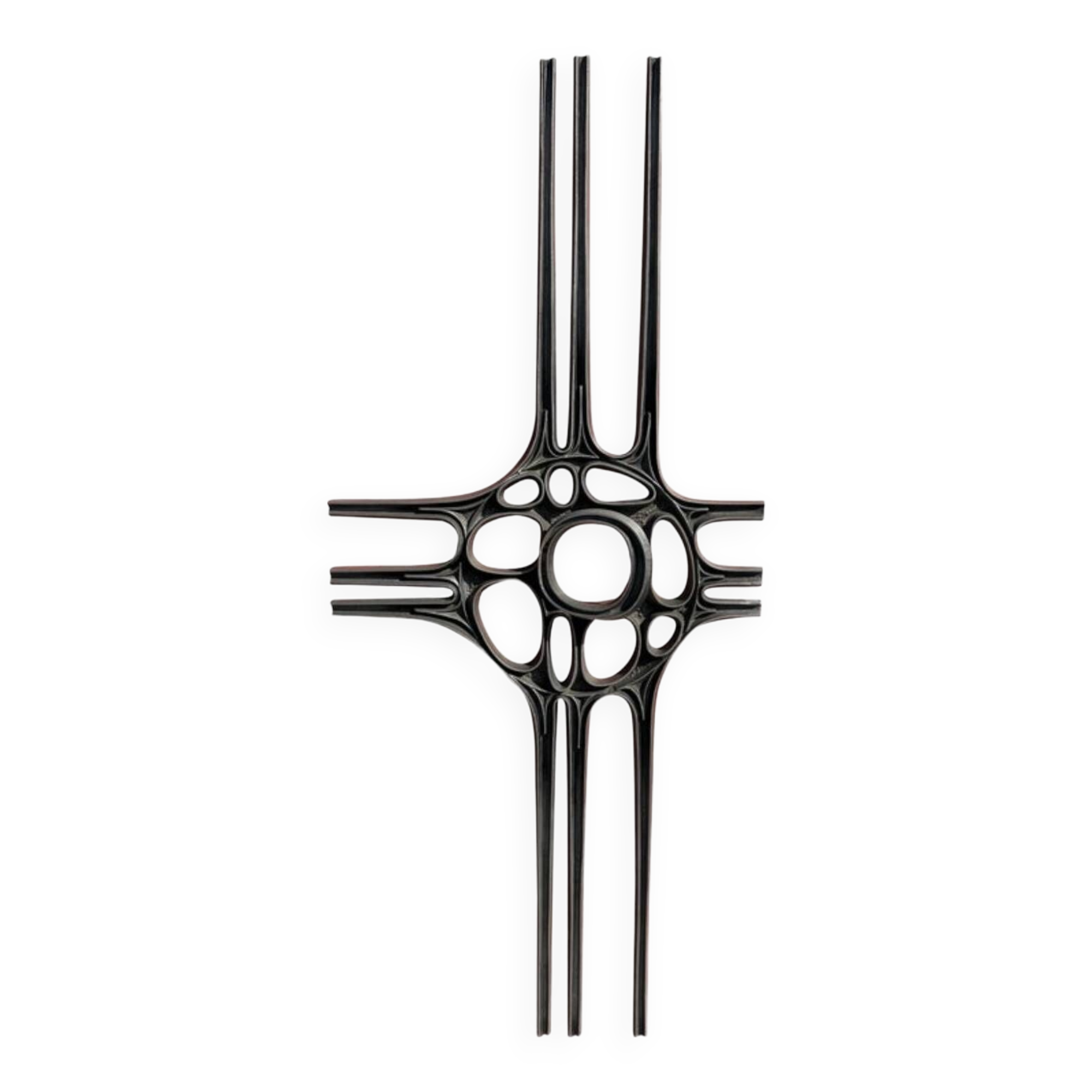 Brutalist wall sculpture from the 1970s