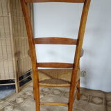 Mulched armchair high backrest