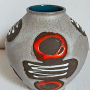 Ceramic ball vase west germany 50s