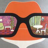 Original design poster of the Salon des assembliers / Foire de Paris, 1973