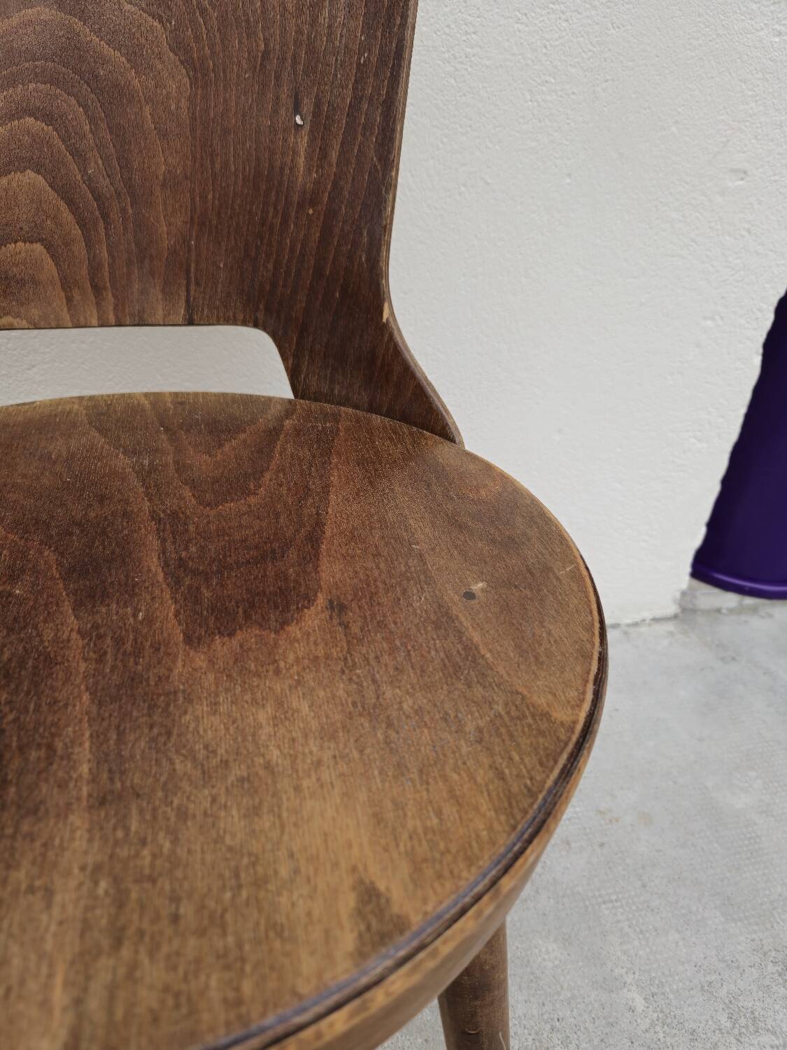 Baumann "Dove" bistro chair, vintage 1950s