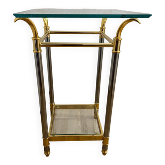 Table d appoint en chrome doré et argenté, 1960