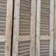 Old folding shutters with louvers