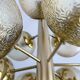 Large Vintage Bubble Glass Pendant Light