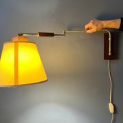 Applique lampe en bois
