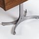 Trau Arredamenti Metallici S.P.A. large desk rosewood Italy 1960