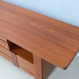 Vintage walnut sideboard Mobil Girgi 1970s