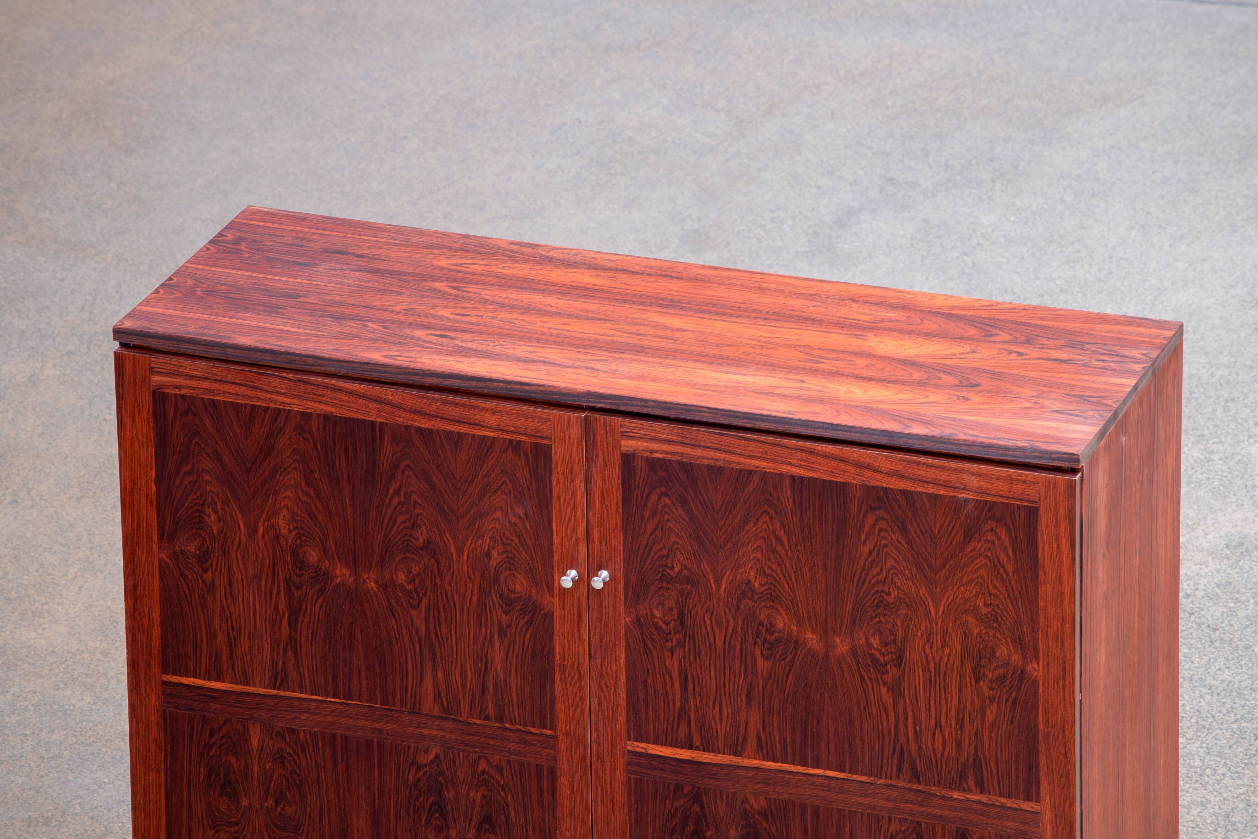 Vintage Scandinavian rosewood sideboard 1960