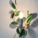 Pair of Italian metal lemon sconces, Firenze House, 1970