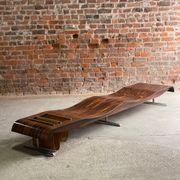 Jorge Zalszupin Onda Bench by L’atelier 1960
