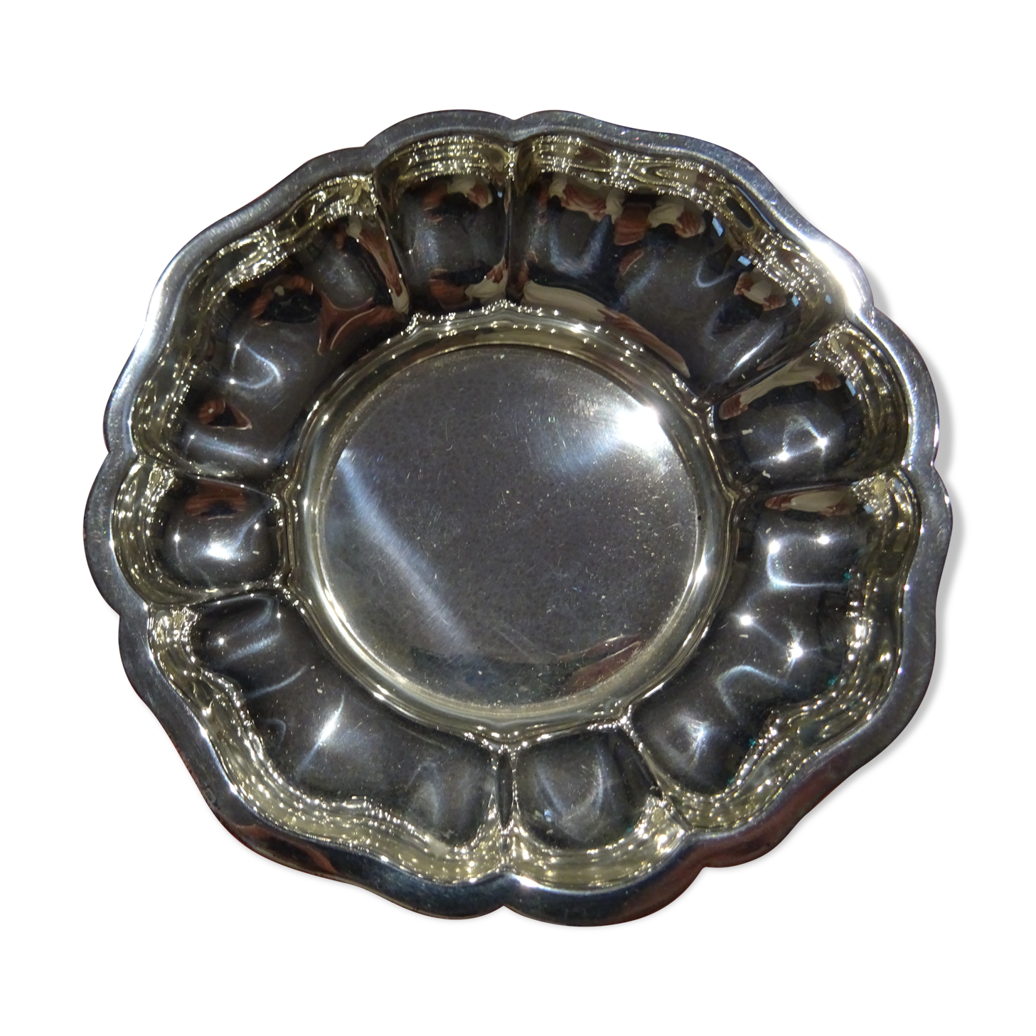 Ravier silver metal kuster-perry 11 cm in its box