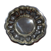 Ravier métal argenté Kuster-Perry 11 cm dans sa boite