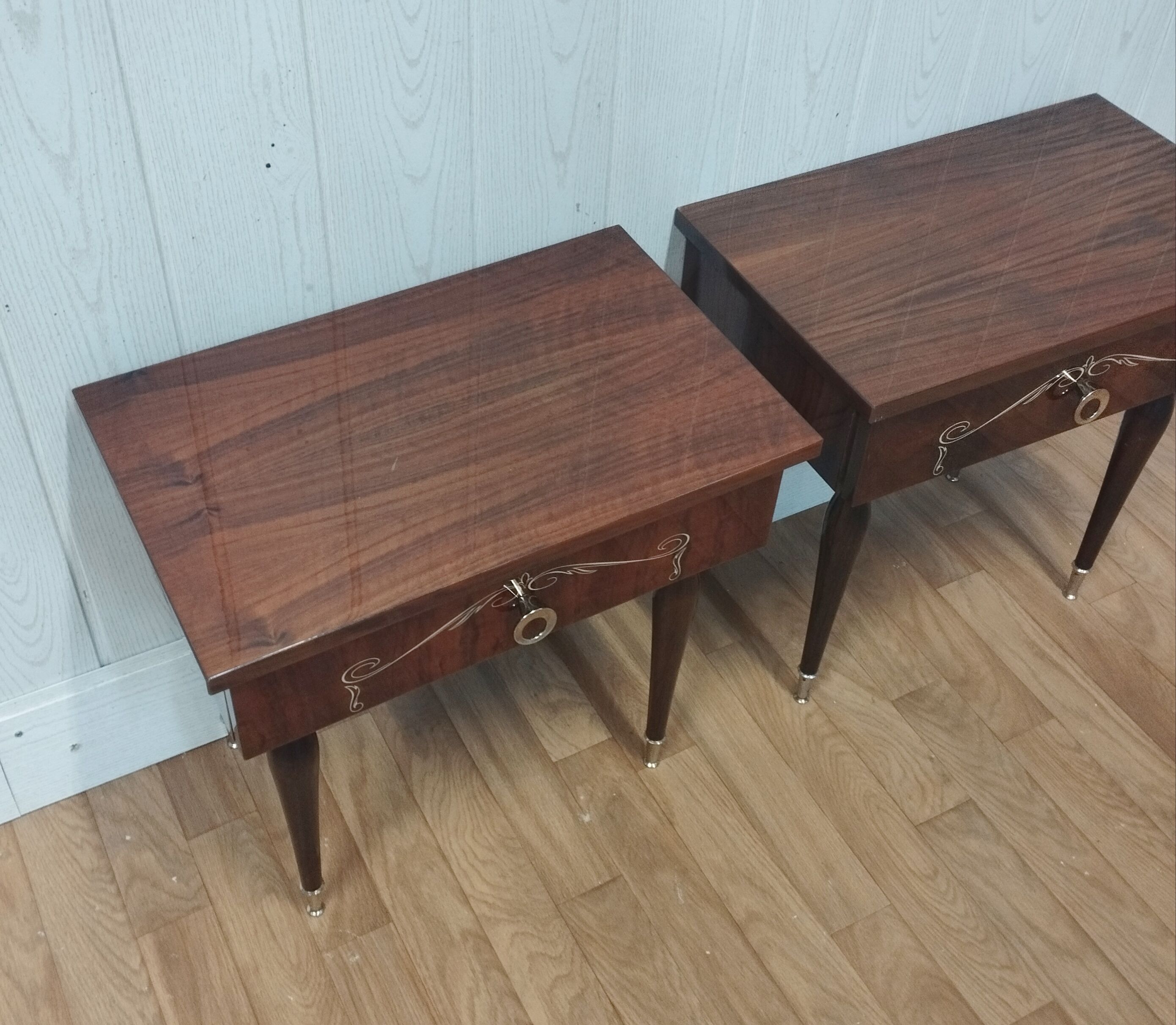 Pair of vintage bedside tables