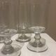 Lot de verres en verre soufflé