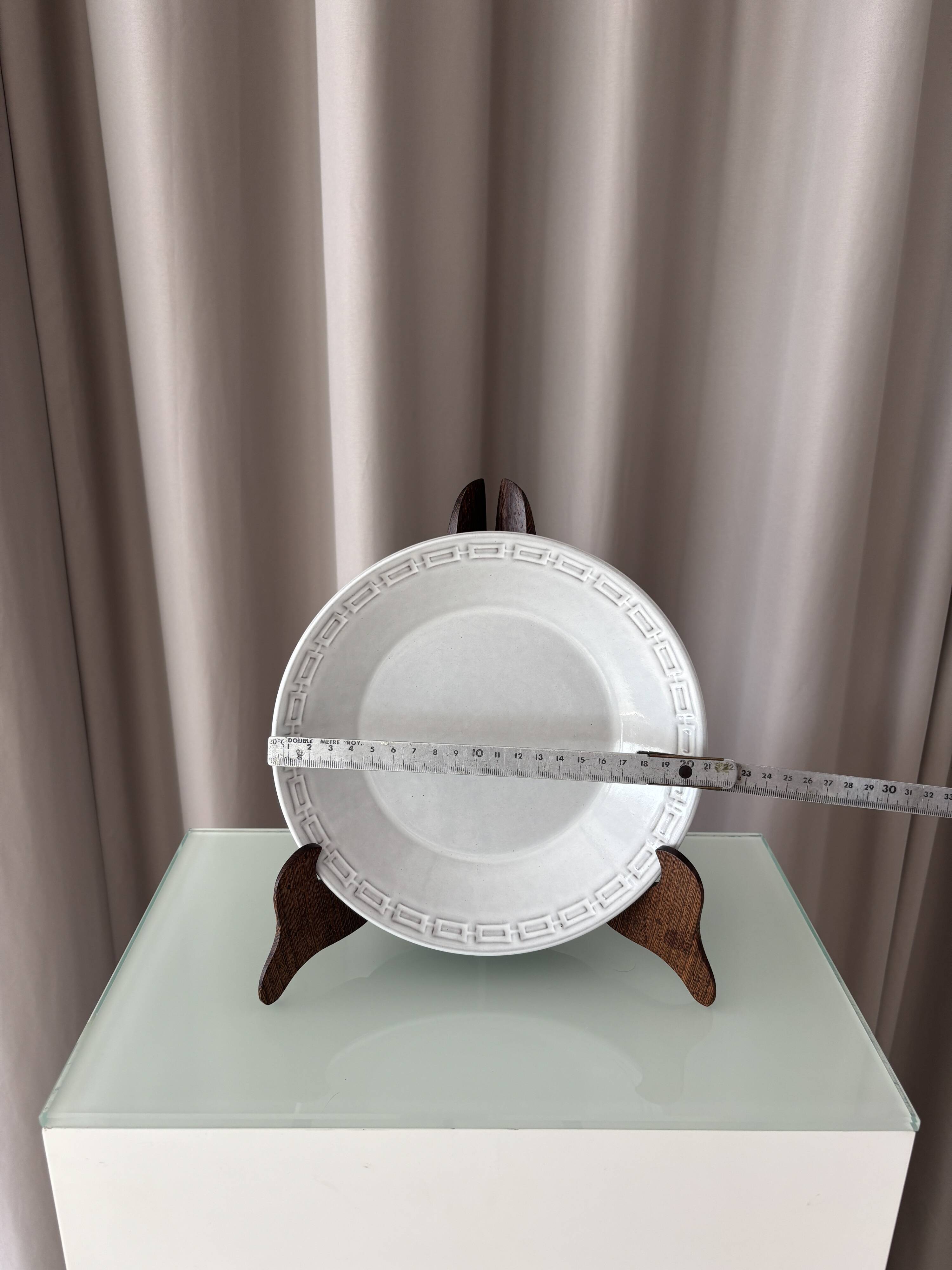 Ensemble de 4 assiettes à soupe en grès Ceramano Allemagne | Moderne du milieu du siècle