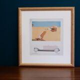 Art Deco illustration luxury car Delaunay Belleville by Benito in 1924