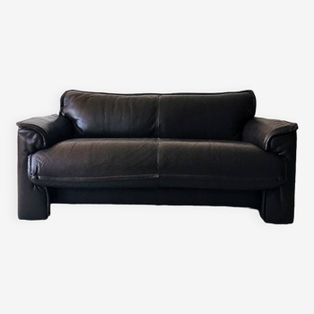 Buffalo leather sofa, 1970s