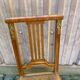 Vintage caned Louis XVI chair in solid gold wood.