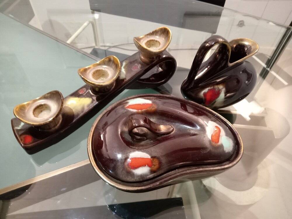 Three-piece set by Carstens Tönnieshof, 1950s, set of 3