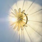 One-Off Bolide Wall Lamp By Hermian Sneyders De Vogel For Raak Amsterdam, The Netherlands, 1970S