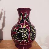 Vase decorated with birds Marc Giger