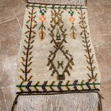 Moroccan Azilal handmade rug, handwoven wool Berber rug.