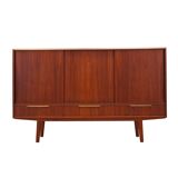 Teak highboard, Danish design, 1970s, production: Denmark