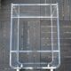 Meuble plexiglas vintage 1980 a roulettes