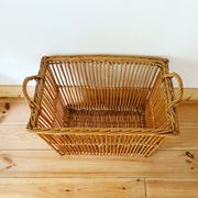 Panière vintage en rotin