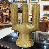 Artisanal chandelier in solid brass – Unique piece – Chad