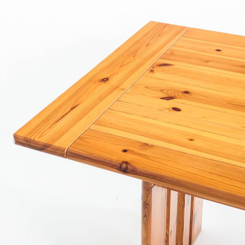 Dining table designed by Silvio Coppola for Fratelli Montina. Italy, 1970s