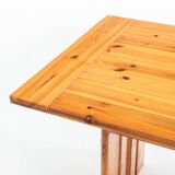 Dining table designed by Silvio Coppola for Fratelli Montina. Italy, 1970s